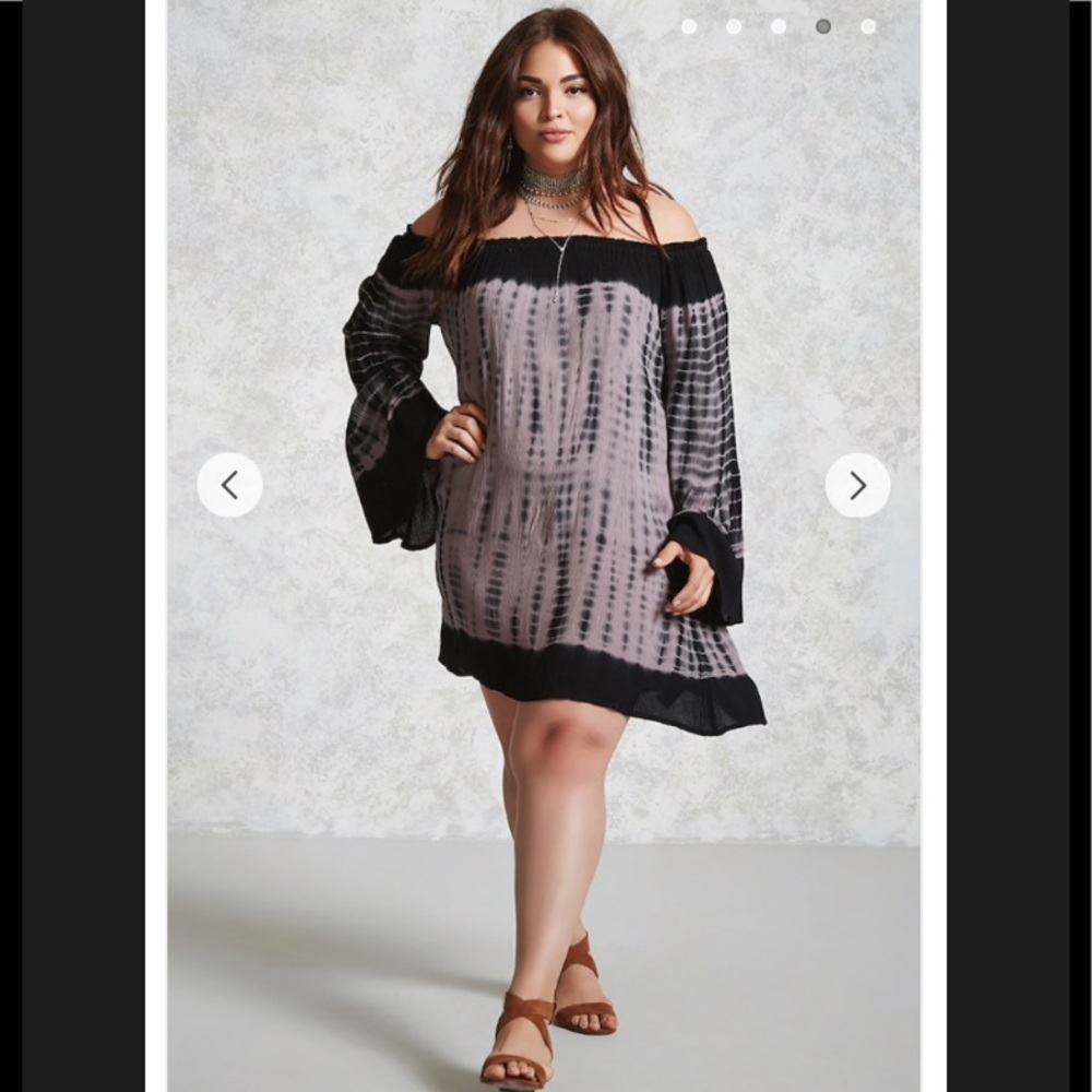 *BRAND NEW WITH TAGS PLUS SIZE TIE-DYE DRESS